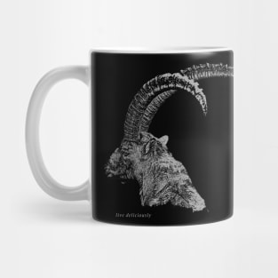 Black Phillip - live deliciously Mug